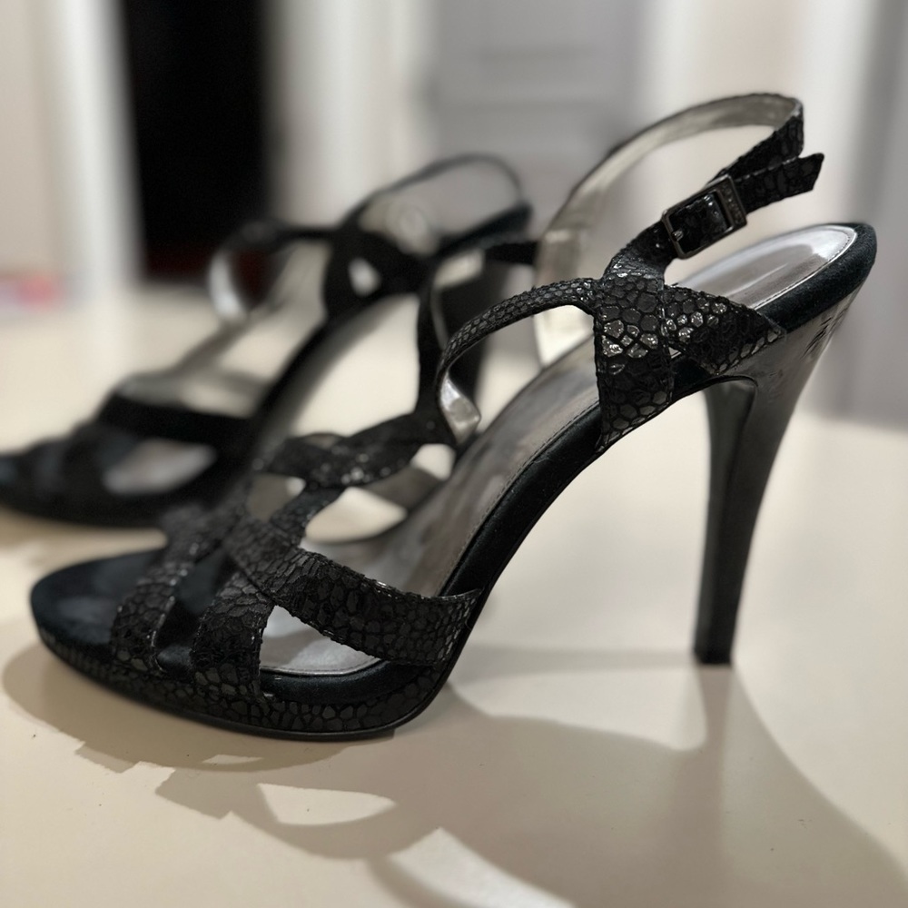 Calvin Klein women’s dress shoes size 9.5 strappy high heels